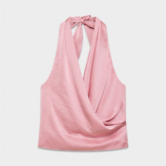 Wilfred Martini Satin Halter Blouse - Picture 4 of 4